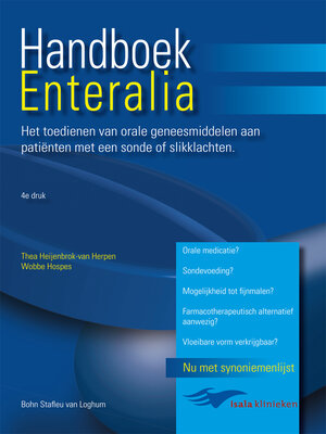 cover image of Handboek enteralia